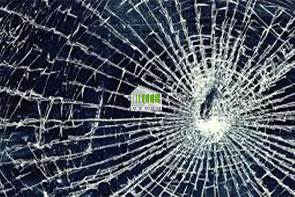 شیشه لمینیت به هنگام انفجار